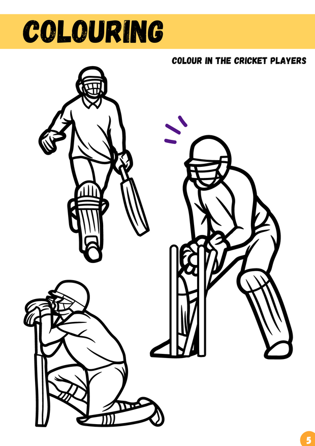 Cricket Colourin&